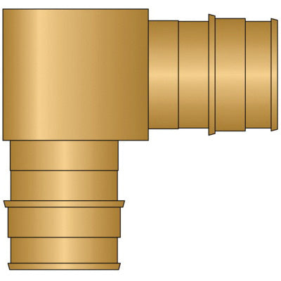 EX28000NL - 1" Elbow - Brass - PEX F1960