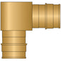 EX28000NL - 1" Elbow - Brass - PEX F1960