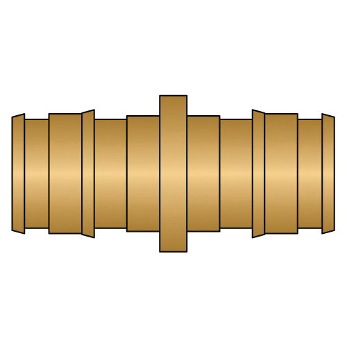 EX29000NL - 1/2" Coupling - Brass - PEX F1960