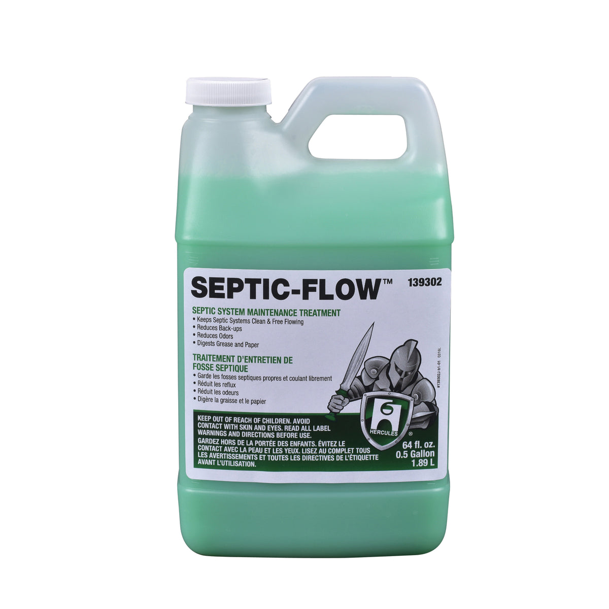 Septic-Flow Maintenance Treatment Cleaner - 64 oz - Green