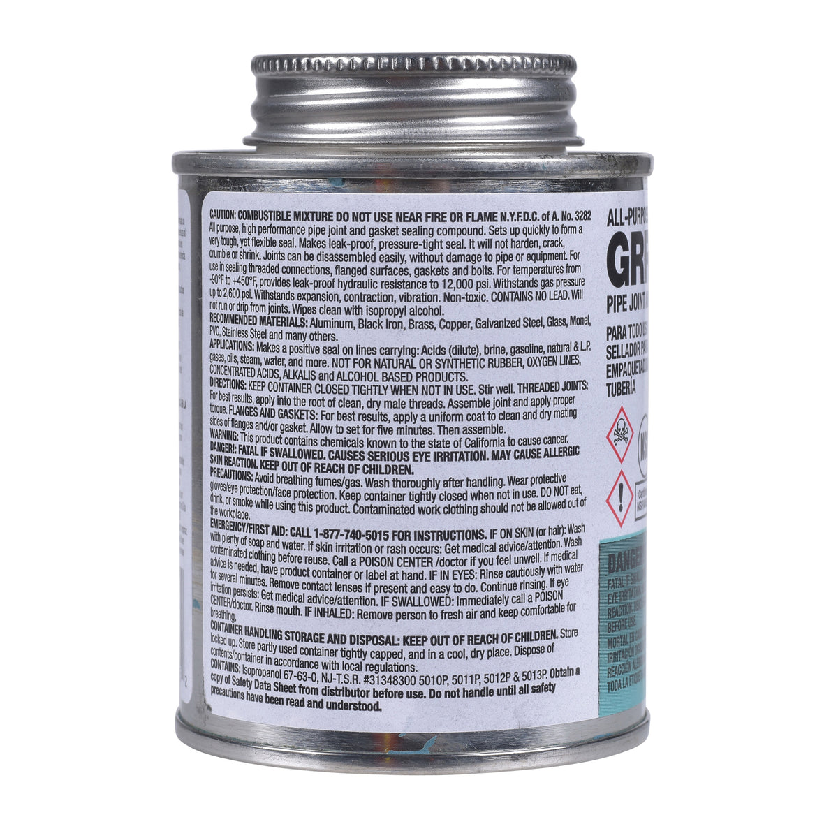 Grrip All Purpose Pipe Joint and Gasket Sealant - Black