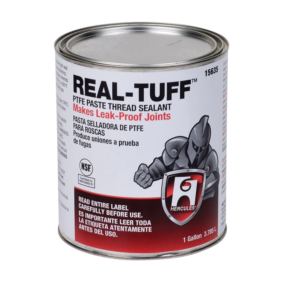Real Tuff Heavy Duty Thread Sealant - White - 1 gal