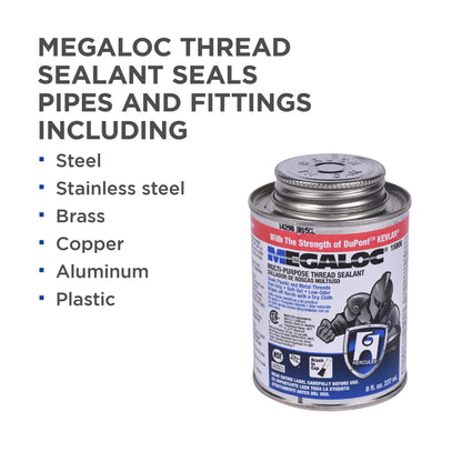 8 OZ MEGALOC THD SEALANT