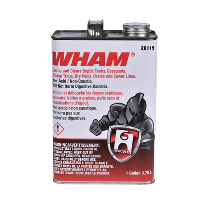 Wham Drain and Waste System Cleaner - 1 gal - Amber