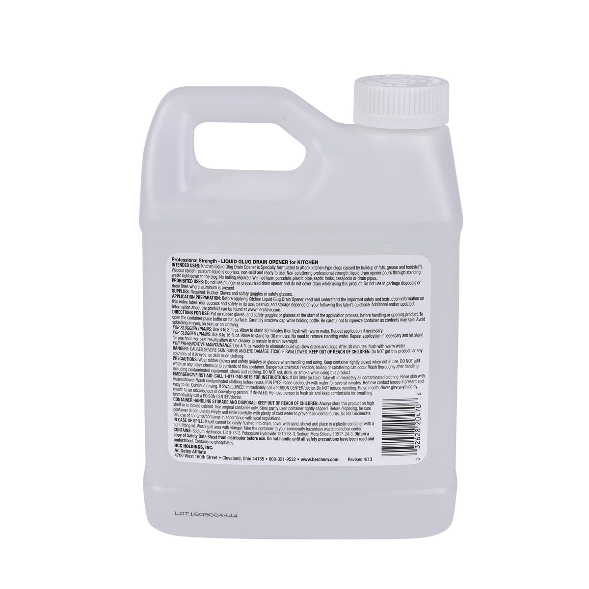 Glug Drain Opener - 1 Qt - Clear