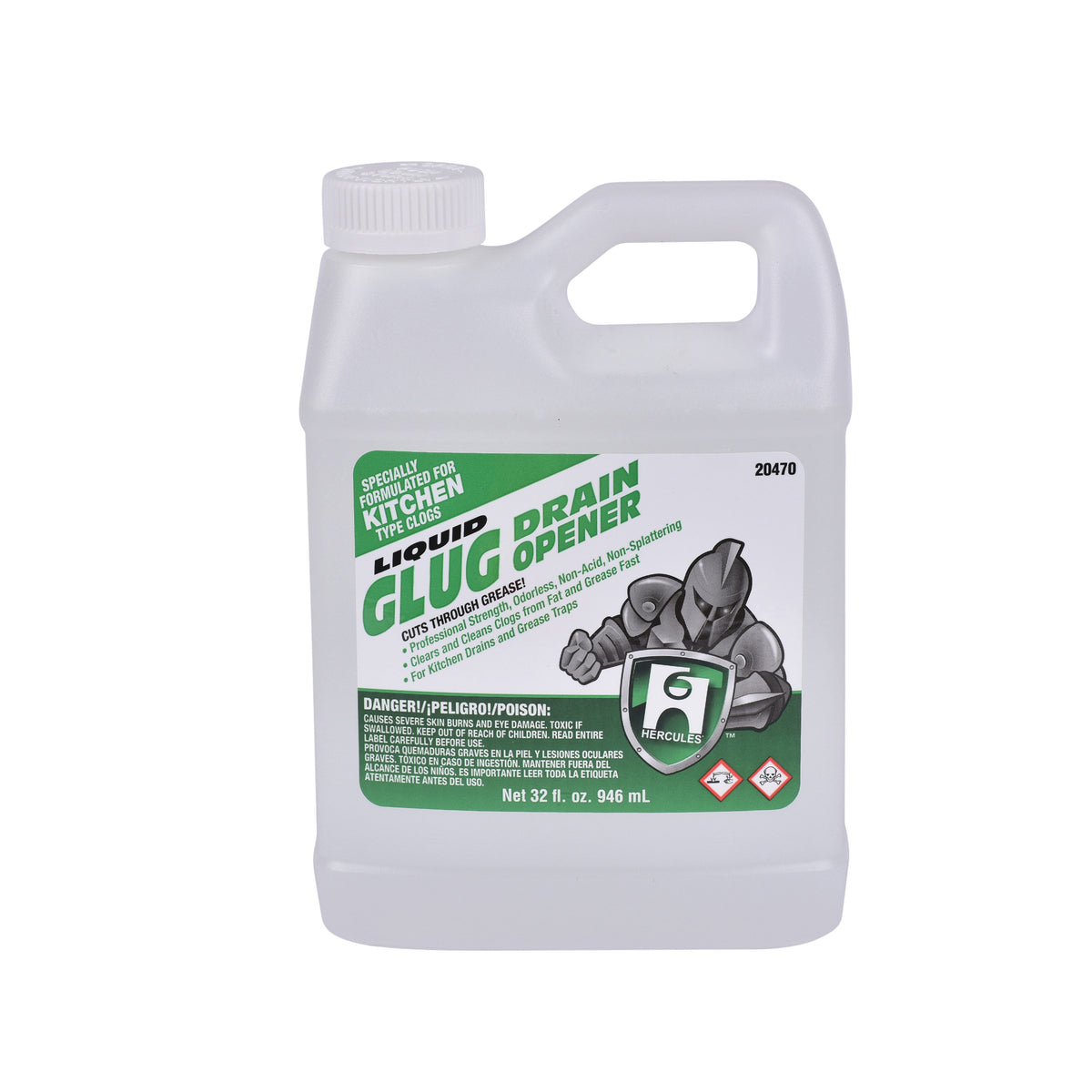 Glug Drain Opener - 1 Qt - Clear