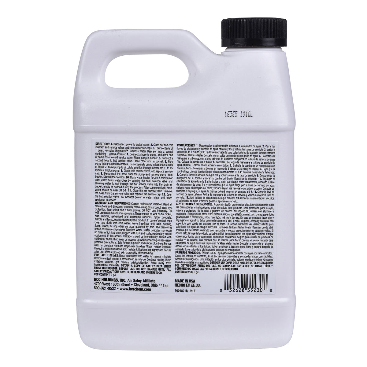 Tankless Water Heater Descaler - 32 oz
