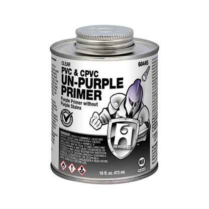 Low Voc Primer - 16 oz Container - for PVC Pipe and Fittings