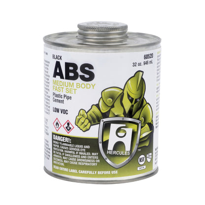 Fast Set Low Voc Medium Body ABS Solvent Cement - OAT-60520