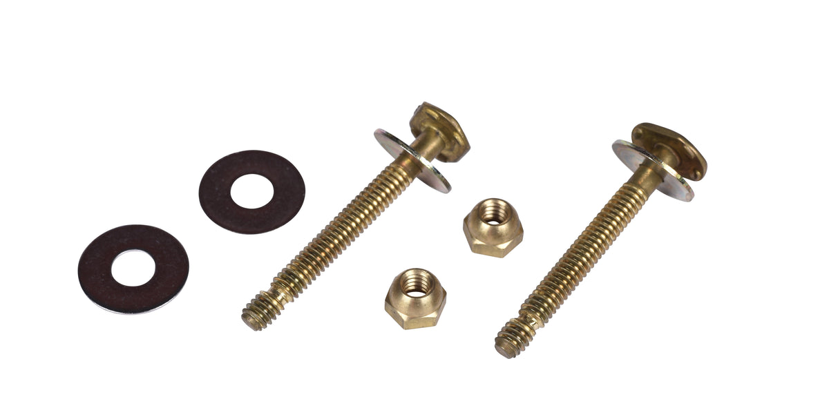 Johni-Bolts Closet Bolt - Brass - for Water Closet Base