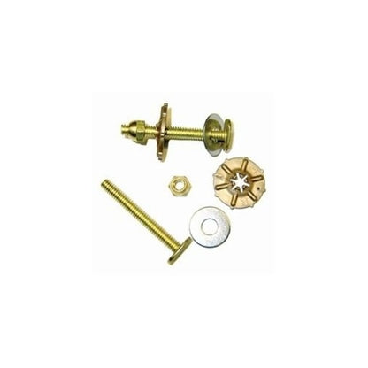 Johni Quick Bolt Closet Bolt - Brass - for Water Closet Base