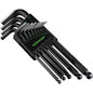 Ball End Hex Key Set - 13 Pieces - 0.05 to 3/8" Hex