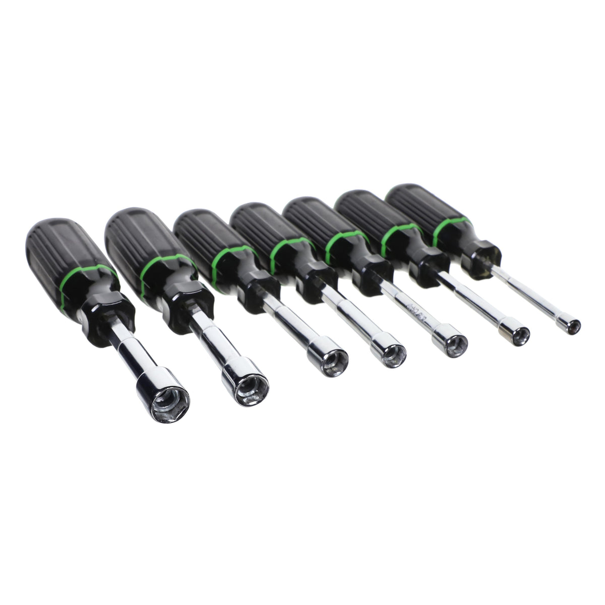 Magnetic Nut Driver Set - Polished Chrome - 3/16 to 1/2"