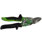 Hilmor® 1891134 Aviation Snip, 18 ga Cold Rolled Steel, 22 ga Stainless Steel, Right/Straight Snip, High Carbon Steel Blade