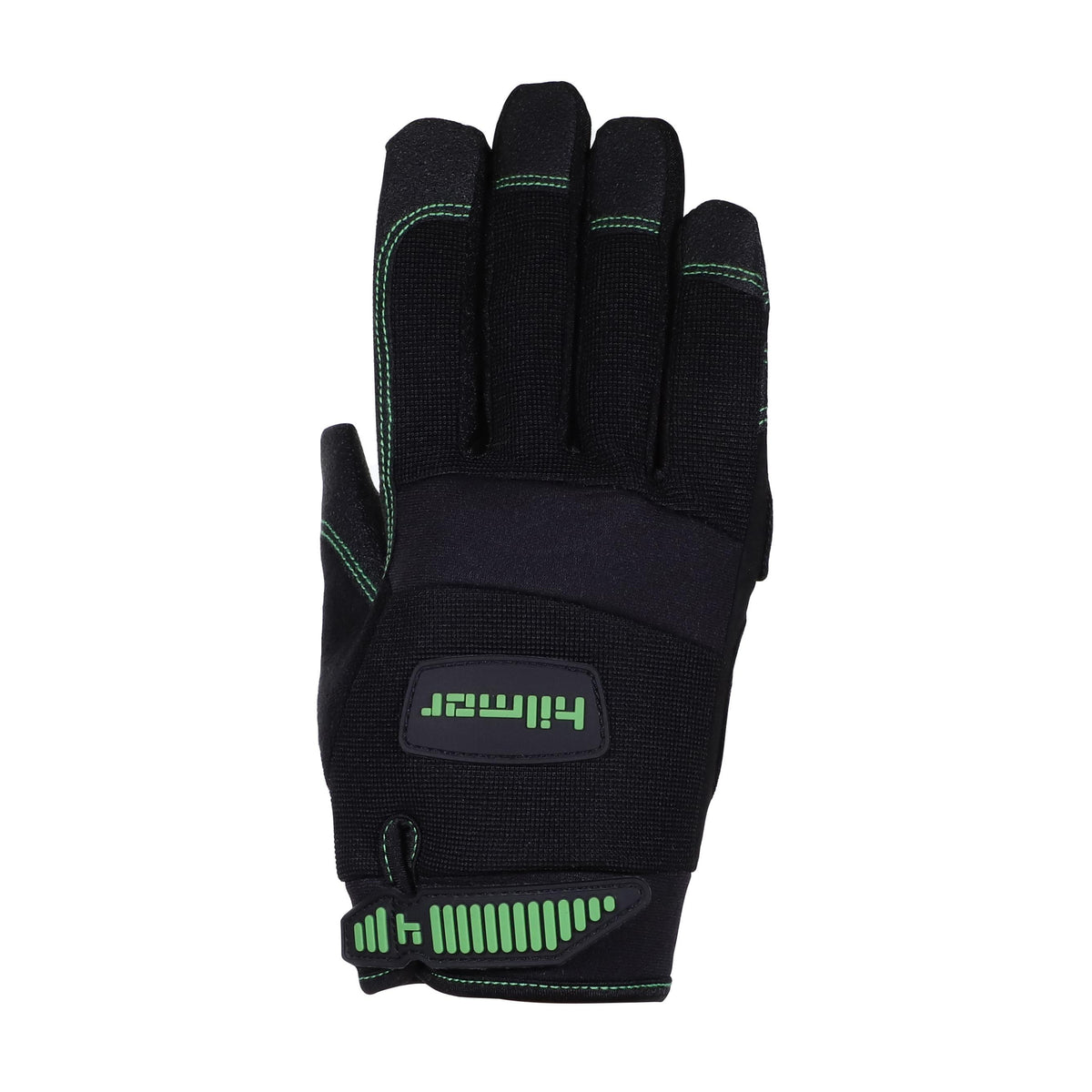 Hilmor® 1891607 Men's General Purpose Gloves, L, Synthetic, Black, Uncoated Coating
