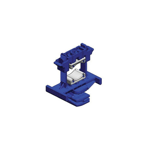 Holdrite® Strut Clamp™ 287-P Variable Strut Clamp With Pads, 1 to 2 in CTS Pipe/Tube, 300 lb, 3-1/2 in W x 4-7/8 in H, Nylon, Domestic