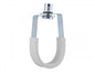 Holdrite® SILENCER™ 301 Acoustic Swivel Loop Hanger With 3/8 in Swivel Nut and TPE Liner, 1/2 in IPS, 3/4 in CTS Pipe, 300 lb Load, Carbon Steel