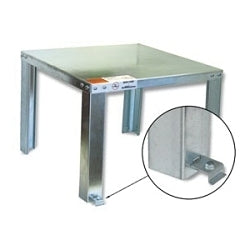 Holdrite® QUICKSTAND™ 40-S-22-A Assembled Water Heater Stand, 21-1/2 in L x 21-1/2 in W x 16 in H, For Use With: Up to 52 gal/650 lb Water Heater, Domestic