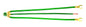 IDEAL® 30-3287 Combo Grounding Tail, 12 AWG Stranded Wire, Fork/Ring/Stripped End Terminal