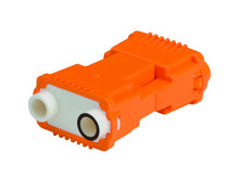 IDEAL® PowerPlug® 30-352J 2-Wire Standard Luminaire Disconnect, 18 to 12 AWG Wire, 1.4 in OAL, 2 Ports, Orange