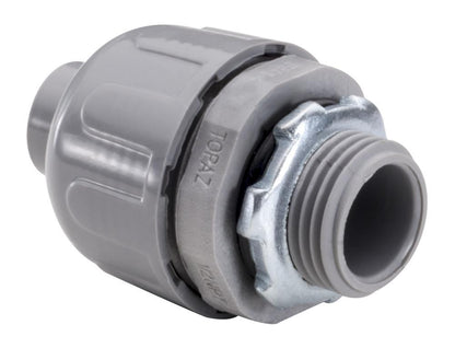 Straight Liquid Tight Connector - 1" Trade - Nylon 6.6