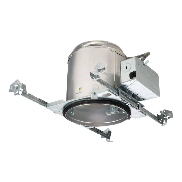 Halo AIR-TITE® E7ICATNB New Construction Insulated Recessed Housing, Incandescent Lamp, Insulated Insulation, 120 V AC, 6-1/2 in Ceiling Opening, Die Cast Aluminum Housing