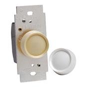 Leviton® Trimatron™ 6683-IW 3-Way Electro-Mechanical Full Range Dimmer, 120 VAC, Push On/Off Operation, Ivory/White