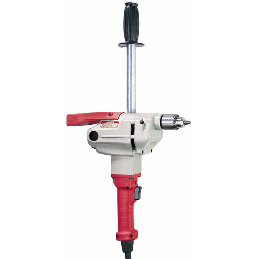 Milwaukee® 1663-20 Compact Grounded Electric Drill, 1/2 in Keyed Chuck, 120 VAC, 115 to 450 rpm Speed, 12-1/4 in OAL, Tool Only