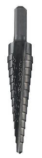 Lenox® Vari-Bit® 30881VB1 Step Drill Bit, 1/8 in Dia Min Hole, 1/2 in Dia Max Hole, 13 Steps, HSS, 13 Hole Sizes, 1/4 in Shank