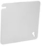 GARVIN® 52C1 Blank Cover, 4 in L x 4 in W, Flat Cover, Steel