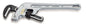 RIDGID® 90122 E-918 End Pipe Wrench, 2-1/2 in Pipe, 18 in OAL, Floating Forged Hook Jaw, Aluminum Handle, Knurled Nut Adjustment, Silver