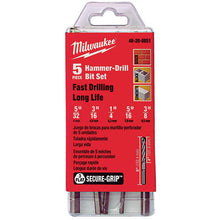 Hammer Drill Bit Set - 5 Pieces