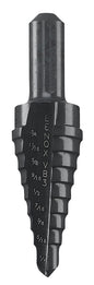 Step Drill Bit - 1/4" Dia Min Hole - HSS