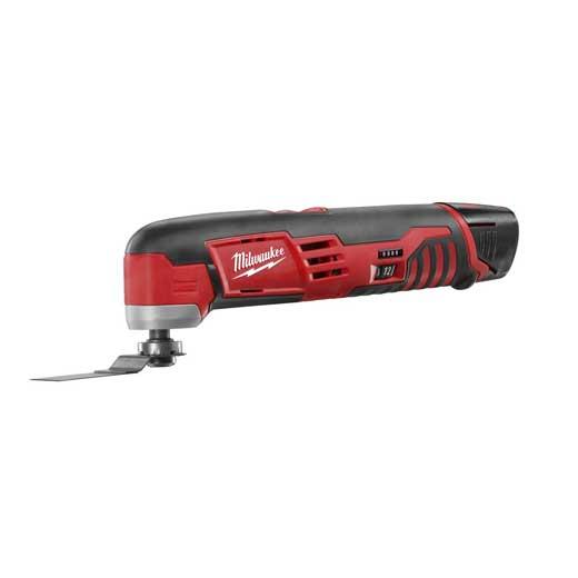 Milwaukee® 2426-22 Cordless Oscillating Multi-Tool Kit, 5000 to 20000 opm Speed, 12 V DC, Li-Ion Battery, 2 Batteries