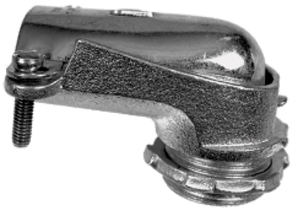 90° Connector - 1/2" Trade - Malleable Iron