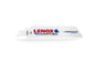 Lenox® Lazer® 24903T6118R Shatter-Resistant Straight Reciprocating Saw Blade, 6 in L x 1 in W, 18 TPI, Flexible Steel Body, Universal/Toothed Edge Tang