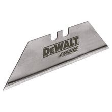 DeWALT® DWHT11131L General Purpose Utility Blade With Dispenser, Carbide Steel, Standard Blade, Sharp Point/Straight Edge, 2-1/2 in L x 3/4 in W Blade, Compatible With: 19T226 Utility Knife, 0.024 in THK
