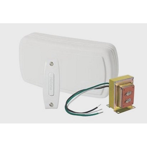 Rectangular Wired Door Chime Kit - White