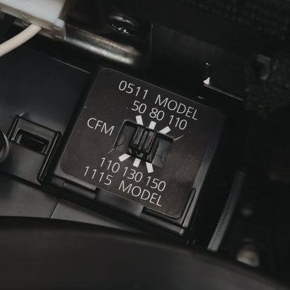 Grille Ventilation Fan/Light with Ecm Motor - Ceiling Mount