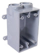 2-Hole Type Fss SCH 40 Weatherproof Box with Knockout - 1294