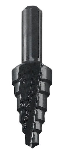 Step Drill Bit - 3/8" Dia Min Hole - HSS