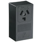 Non-Grounding Straight Blade Receptacle - Black - 30 A