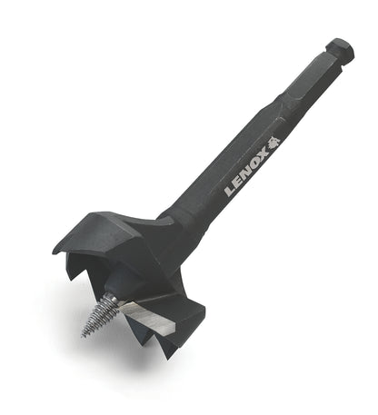 Lenox® 1787563 Bi-Metal Specialty Self-Feed Wood Drill Bit, 2 in Dia, 5-1/2 in OAL, 1/2 in Dia x 4-1/2 in L Shank