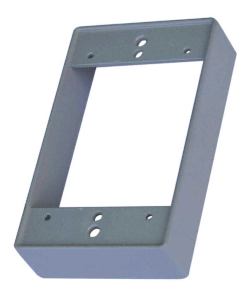Southwire - Topaz WB1EXT Weatherproof Box Extension, 1 Gangs, 4.56 in L x 2.81 in W x 1 in D, Copper-Free Aluminum