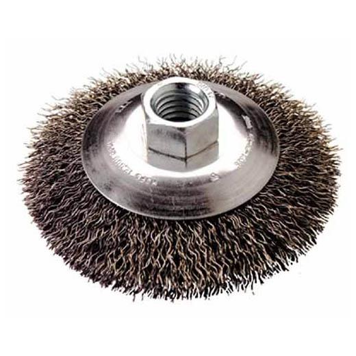 Bevel Wheel Brush - 4" Dia Brush