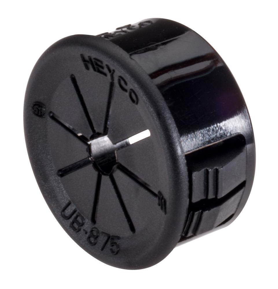 Southwire - Topaz UB875 Universal Bushing, 0.562 in ID x 0.938 in OD, 7/8 in Dia Hole, 1/8 in THK, 6/6 Nylon