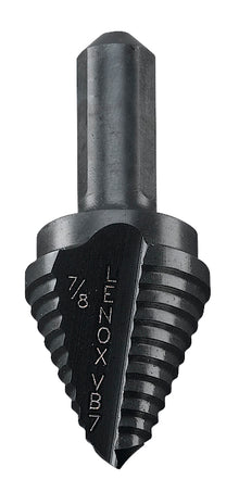 Step Drill Bit - 7/8" Dia Min Hole - 7/8" Dia Max Hole