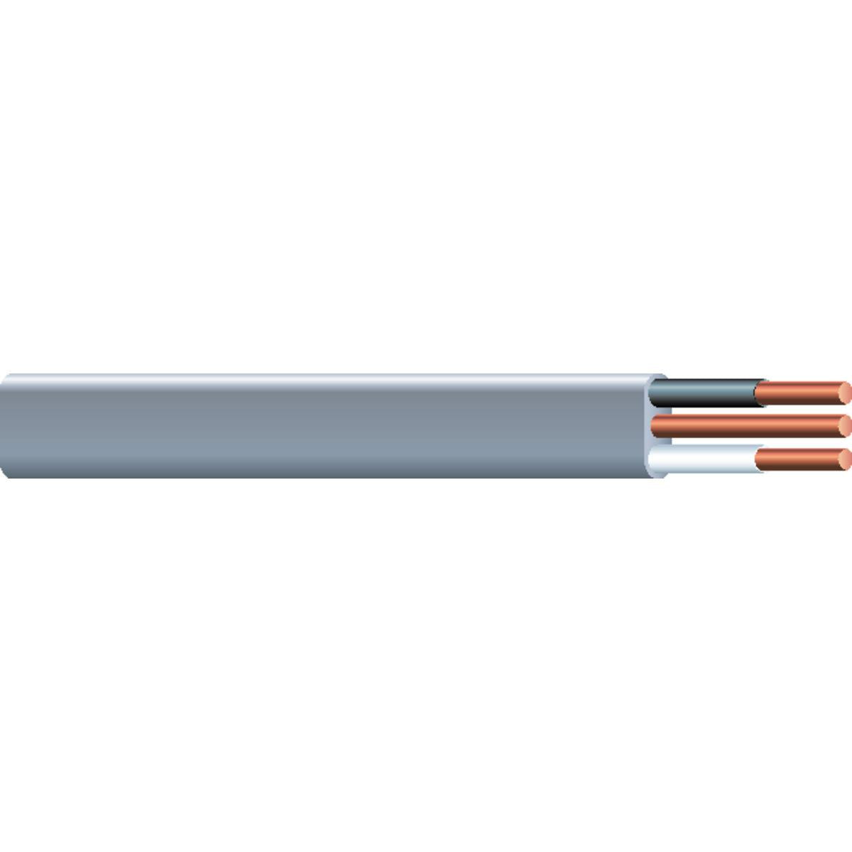Type Uf-B Building Wire - Gray - (2) 12 AWG Copper Conductor