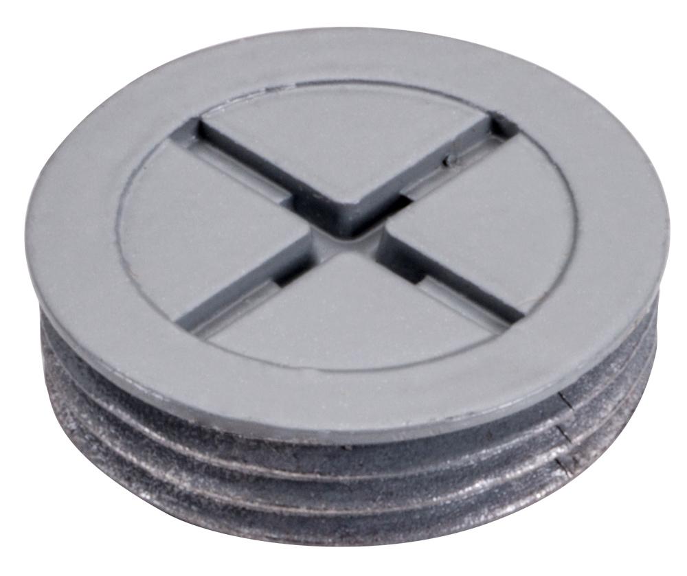 Weatherproof Closure Plug - 0.79" Dia - Die Cast Aluminum