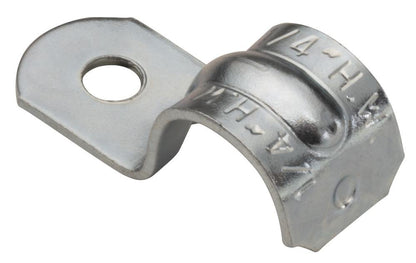 1-Hole Snap-On Conduit Strap - 3/8" - Steel
